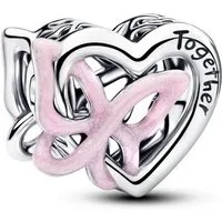 Pandora Charm-Einhänger Pandora Moments Verschlungenes Herz & Schmetterling Charm 794475C01 (1-tlg)