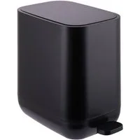 relaxdays Kosmetikeimer Mülleimer 7 Liter, schwarz