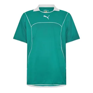 Puma - Rugby-Shirt für Herren, Kontrastpaspel, Athletisch (Grün)