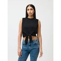 LeGer Shirttop Tabea, LeGer by Lena Gercke mit Knoten-Details vorne, normale Passform