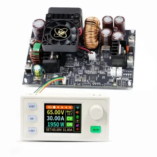 Sinilink XY6530S CNC DC Buck Power Supply 2000W Adjustable Constant 0-65V 0-30A High Power LCD Screen Solar MPPT Chargin