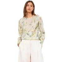 LIPSY Satinbluse Lipsy Satin-Bluse mit Schulterdetail, Regular (1-tlg)