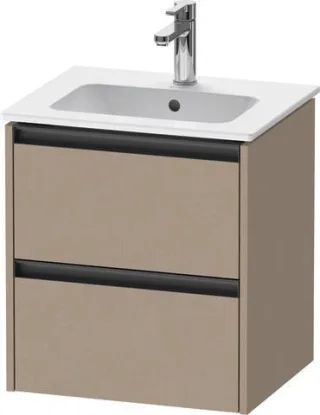 Duravit Ketho.2 Waschtischunterbau wandhängend Leinen Matt 510x420x549 mm - K25261075750000 K25261075750000