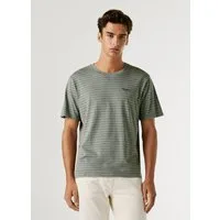 Pepe Jeans T-Shirt JACKO mit kleinem Ton-in-Ton Logoschriftzug