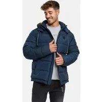 Indicode Winterjacke Herren INCoolios Jacke Winter Herrenjacke Warme Herren Steppjacke mit Kapuze
