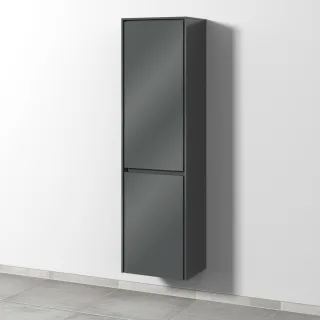 Sanipa Twiga Hochschrank mit 2 Türen, Weiß-Glanz, SY10778 SY10778