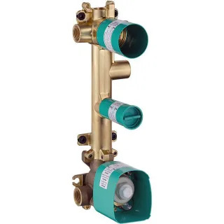 hansgrohe Axor Citterio E Grundkörper 36708180 3 Verbraucher, für Unterputz-Thermostat 380 x 120 mm