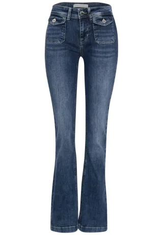 Street One - Bootcut Jeans - Style Blaire blau - Gr. - 32
