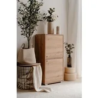 möbelvita Standregal Regal Stockholm 20D in Artisan Oak - mit 2 Türen