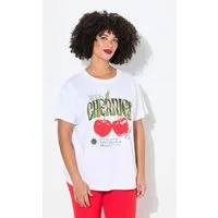 Angel of Style T-Shirt T-Shirt Boxy Fit Kirschen-Motiv
