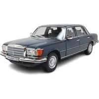 Norev Modellauto Mercedes 350 SEL S-Klasse W116 1979 blau, Maßstab 1:18