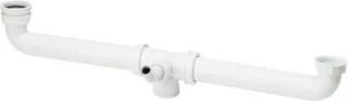 Viega Ablaufverbindung 792 in G1 1/2 x 160-570mm Kunststoff weiss 113063