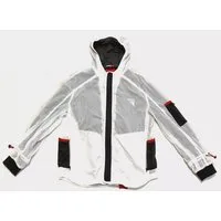HUGO Funktionsjacke Hugo Boss bactive outer-100-white sport jacke, Hugo Boss Sports Jacke mit Kapuze
