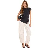 LIPSY Blusentop Lipsy Asymmetrisches Neckholder-Oberteil, Regular (1-tlg)