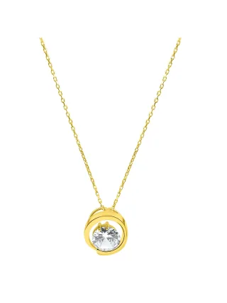 Fascination by Ellen K. Anhänger mit Kette 585/- Gelbgold Zirkonia
