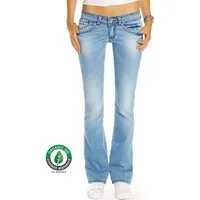 be styled Bootcut-Jeans Organic low waist Hüftjeans Damenhosen mit Bio Baumwolle Bio_003 zertifizierte Bio-Baumwolle