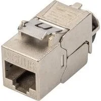 CAT 6A Keystone Modul, geschirmt mit Kabelmanager 24 Stk, Keystone-Modul