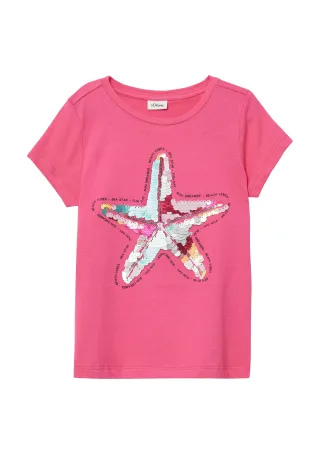 s.Oliver - T-Shirt pink - Gr. - 98