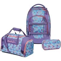 Satch Schulrucksack Pack (Set, inkl. Schlamperbox und Sporttasche)