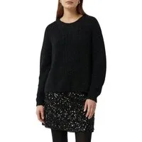 comma Strickpullover mit Glitzerfäden