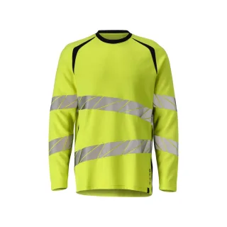 MASCOT Herren Langarmshirt Hi-vis Gelb / Schwarzblau Hi-vis Gelb / Schwarzblau XL - 21381-327-17010-XL