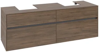 Villeroy & Boch Waschtischunterschrank Collaro C10700 1600x548x500mm Arizona Oak C10700VH