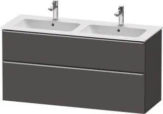 Duravit D-Neo Waschtischunterbau wandhängend Graphit Matt 1280x462x625 mm - DE4365070490000 DE4365070490000