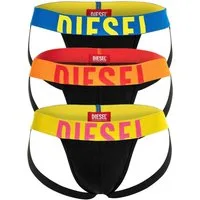 Diesel Tanga Herren Jockstrap 3er Pack Baumwolle JOCKY-D-POP (Packung, 3er Pack)