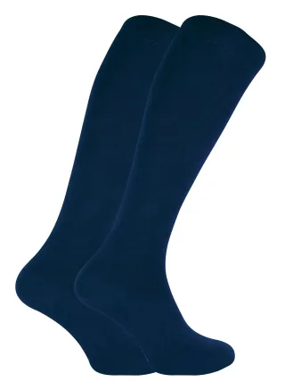 Sock Snob - 2er-Pack Damen atmungsaktiv gemusterte Kniestrümpfe aus Bambus