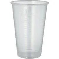 PAPSTAR GmbH Hängedekoration Plastikbecher PP 0,5l./50St. Transparent