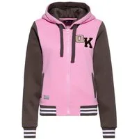 QueenKerosin Kapuzensweatjacke Chase Dreams Not Cowboys (1-tlg) mit Rückenprint