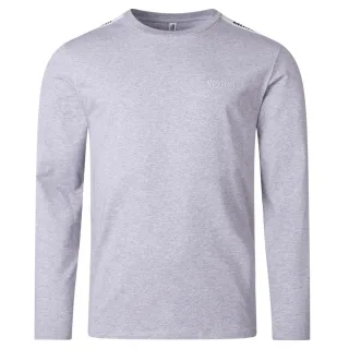 Moschino - Graues T-Shirt mit Schulterverstärkung