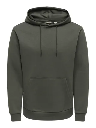 ONLY&SONS - ONSCERES HOODIE SWEAT NOOS Beluga - Gr. - XL