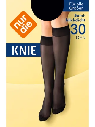 NUR DIE Damen Kniestrümpfe 30 DEN