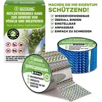 ISOTRONIC Vogel-Schreck Isotronic Reflektorband gegen Vögel, 2-tlg.