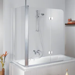 HSK Seitenwand zu Exklusiv 2.0 pendelbar, 2-teilig, Alu silber-matt, 6816500 6816500-01