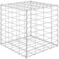 vidaXL Hochbeet Würfel-Gabionen-Hochbeet Stahldraht 40x40x40 cm (1 St)