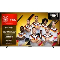 TCL 98Q6CX7 Mini-LED-Fernseher (248 cm/98 Zoll, 4K Ultra HD, Smart-TV, Google TV, 4K Multi-HDR Dolby Vision, 144Hz, ONKYO Dolby Atmos, Apple Airplay 2)