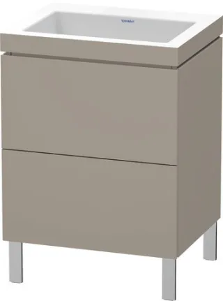 Duravit L-Cube c-bonded Set bodenstehend Basalt Matt 600x480x698 mm - LC6936N4343 LC6936N4343
