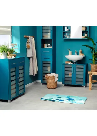 bonprix Waschbeckenunterschrank, petrol, Gr.60x62 cm, Schicker Stauraum fürs Bad: Waschbecken-Unterschrank Ted