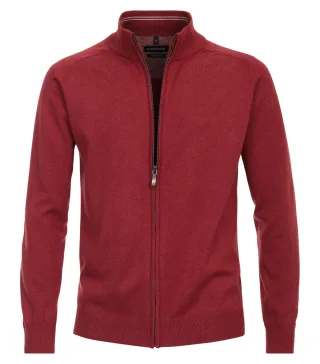 CASAMODA - Strickjacke rot - Gr. - 3XL