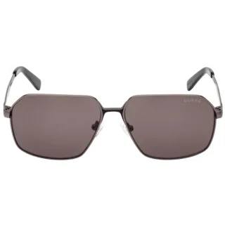 Guess - Gerahmt-Sonnenbrille für Herren, Matt (Metallisches Blaugrau)