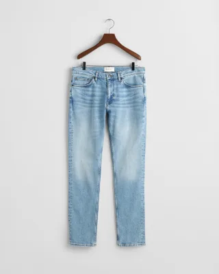 GANT - Slim Fit Jeans light blue vintage - Gr. - 36/32