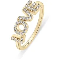 Tamaris Fingerring Schmuck Geschenk Ring Love, mit Zirkonia (synth)