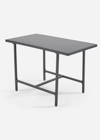 bonprix Gartenmöbel Set (5-tlg. Set), schwarz, Gr.Onesize, Stilvoller Genuss im Freien, auch auf kleinen Balkonen