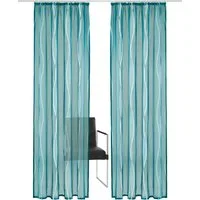 OTTO home Gardine Dimona (2 St), Kräuselband, transparent, Voile, 2er-Set, transparent, Voile, Polyester