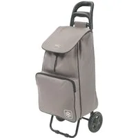 Metaltex Einkaufstrolley Krokus, 50 l, große, isolierende Fronttasche für empfindliche Lebensmittel
