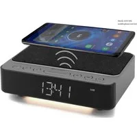 Soundmaster Soundmaster UR250 Titan DAB+/UKW Radiowecker mit kabelloser Uhrenradio