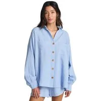 Billabong Hemdblusenkleid SWELL BLOUSE aus Baumwolle