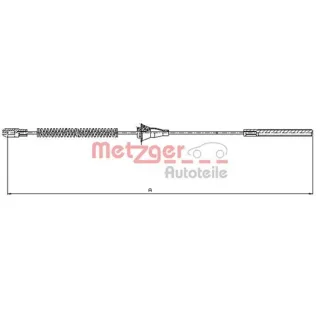 Metzger Handbremsseil hinten rechts Opel Corsa B Tigra